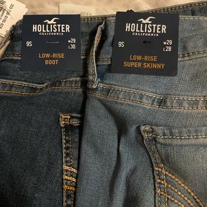 Size 9 short brand new hollister jeans